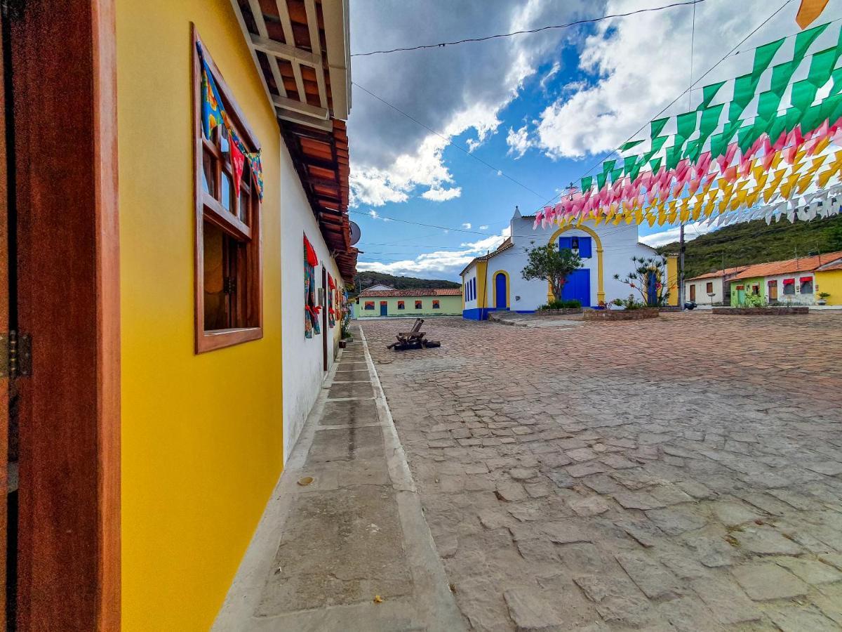 Casita Amarela Na Rua Mais Charmosa De Mucuge - Ba Villa Esterno foto