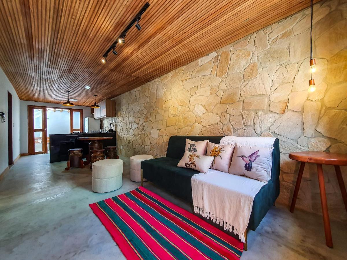 Casita Amarela Na Rua Mais Charmosa De Mucuge - Ba Villa Esterno foto