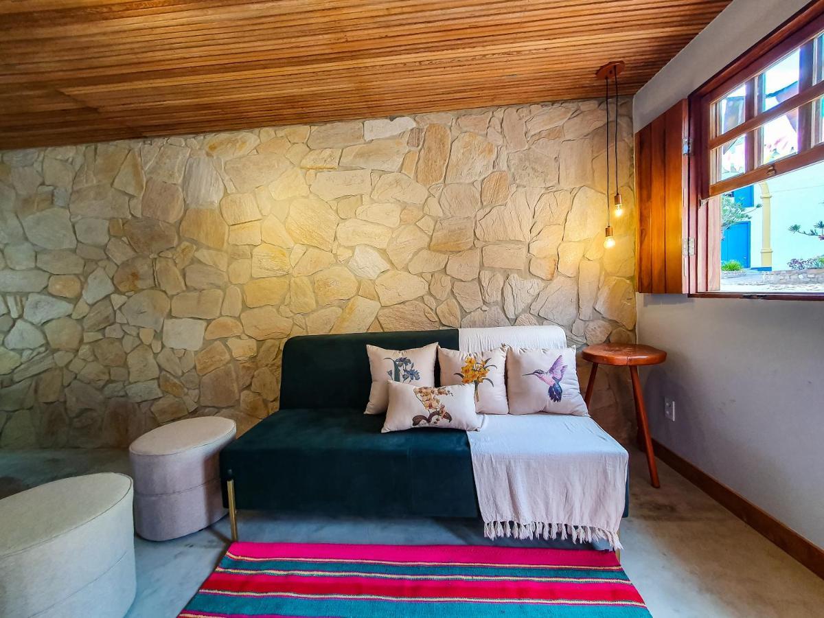 Casita Amarela Na Rua Mais Charmosa De Mucuge - Ba Villa Esterno foto